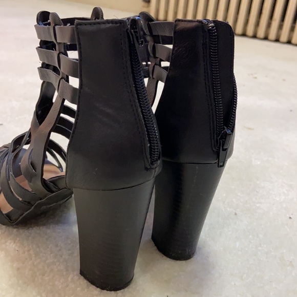 Charlotte Russe strappy black heels - Picture 3 of 4